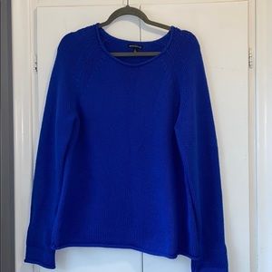Nautical Blue Cotton Sweater Size L